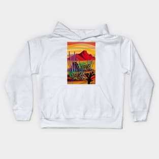 Zen Cactus Garden Kids Hoodie